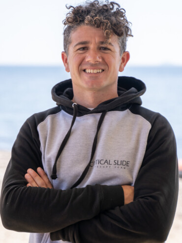Marco Orrù istruttore di kitesurf e fondatore di Critical Slide